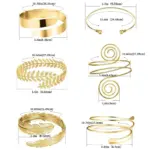 6 Pieces Upper Arm Bracelets For Women - Image 6