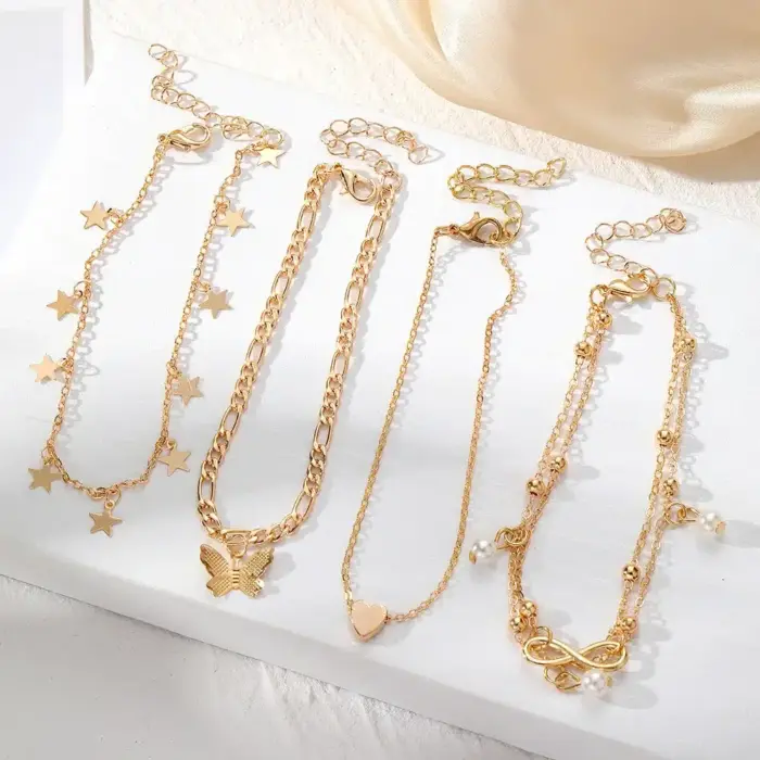 Adjustable Anklet Set For Women - Image 3