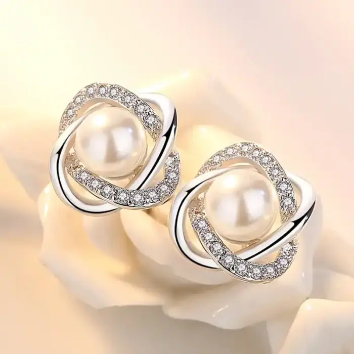 925 Sterling Silver Earrings For Women - Image 1