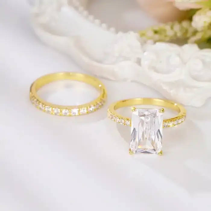Classic Cubic Zirconia Rings For Women - Image 2