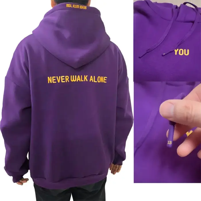 Purple Bts Hoodies For Women - Image 4