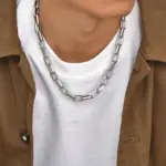 Square Chain Necklace For Men - Image 4