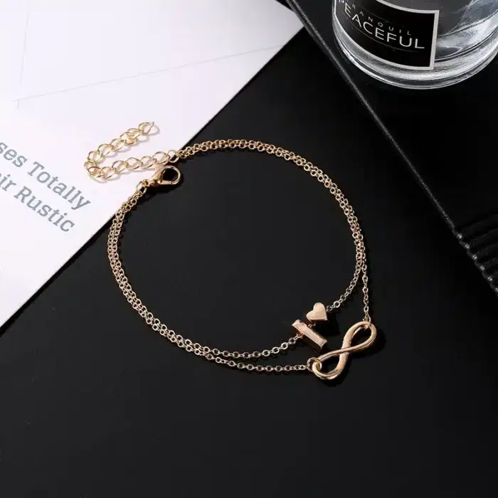 Letter Anklet For Women - Image 4