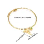 Stainless Steel Birthstone Anklet For Women - Image 4