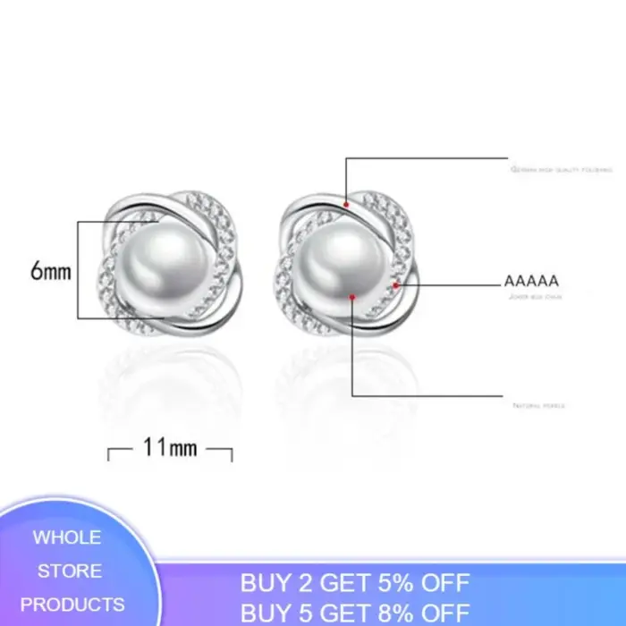925 Sterling Silver Earrings For Women - Image 2