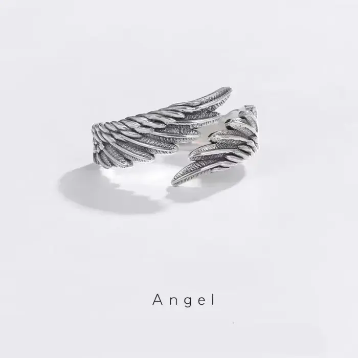 Angel Demon Wings Ring For Men - Image 2