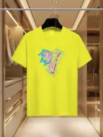 Pure cotton Round neck T-Shirts For Men - Image 3