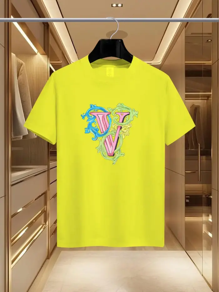 Pure cotton Round neck T-Shirts For Men - Image 3