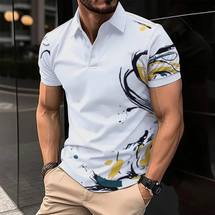 Breathable Polo Shirt For Men - Image 4