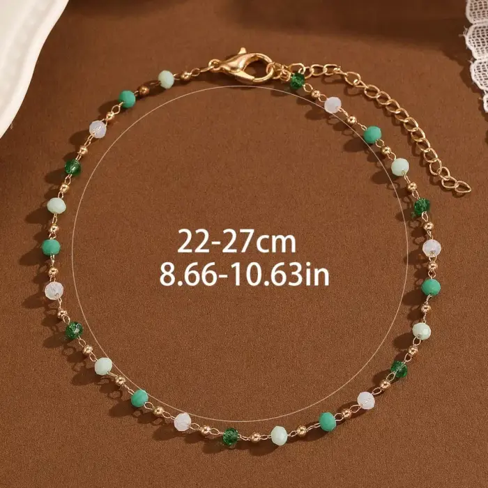 Bohemian Stones Anklet For Women - Image 2