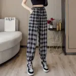 Comfortable Plaid Trousers For Women - Image 5
