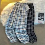 Comfortable Plaid Trousers For Women - Image 3