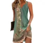 Bohemian V-Neck Dresses For Women