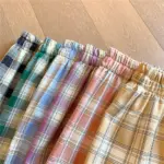 Plaid Oversized Trousers For Women - Image 4