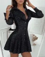 Sexy Long Sleeves Lace Dresses For Women - Image 4