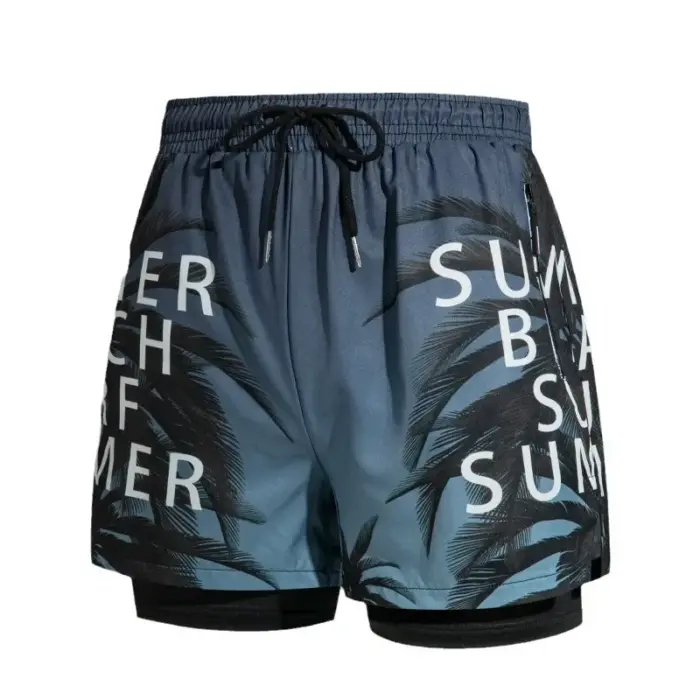 Double-layer Swim Shorts For Men - Image 4