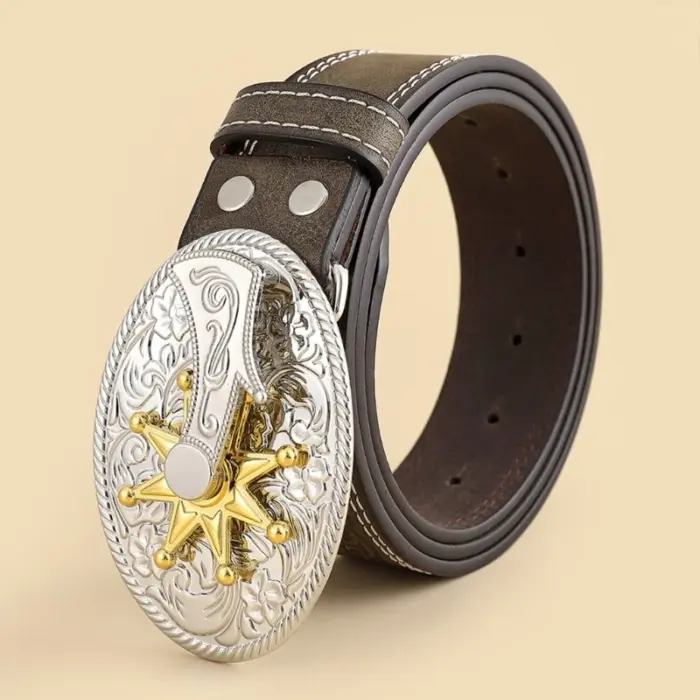 Vintage Western Belt For Men - Image 1