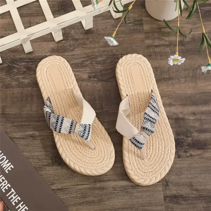 Vintage Summer Flat Sandals For Women - Image 2