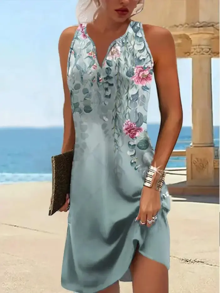 Bohemian V-Neck Dresses For Women - Image 6