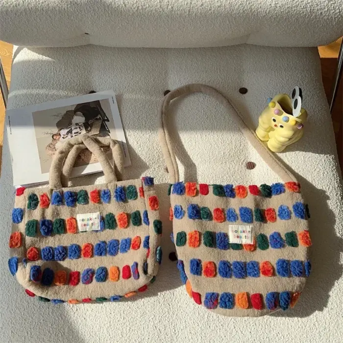 Coloured Dots Handbag For Women - Image 5