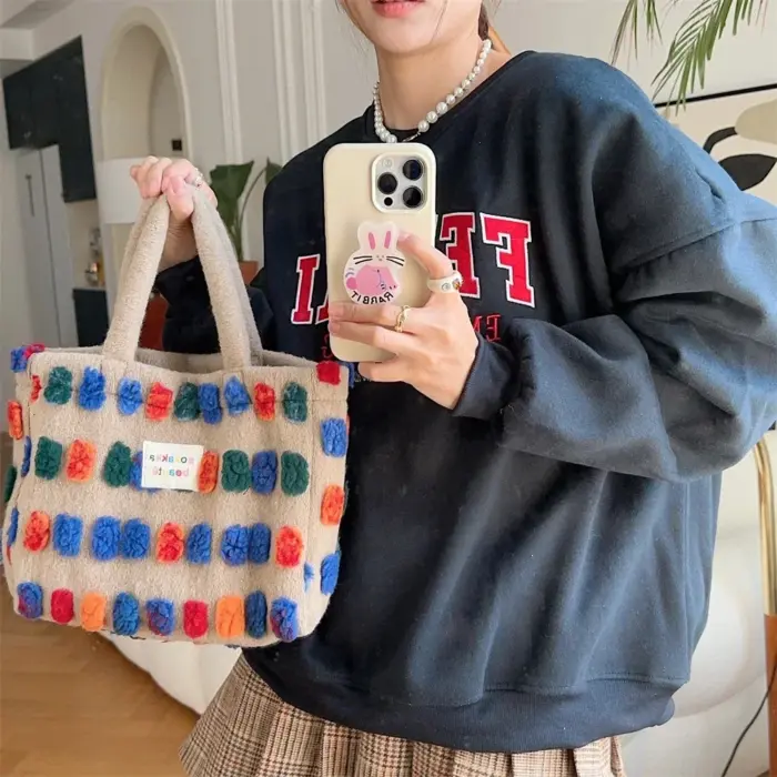 Coloured Dots Handbag For Women - Image 2