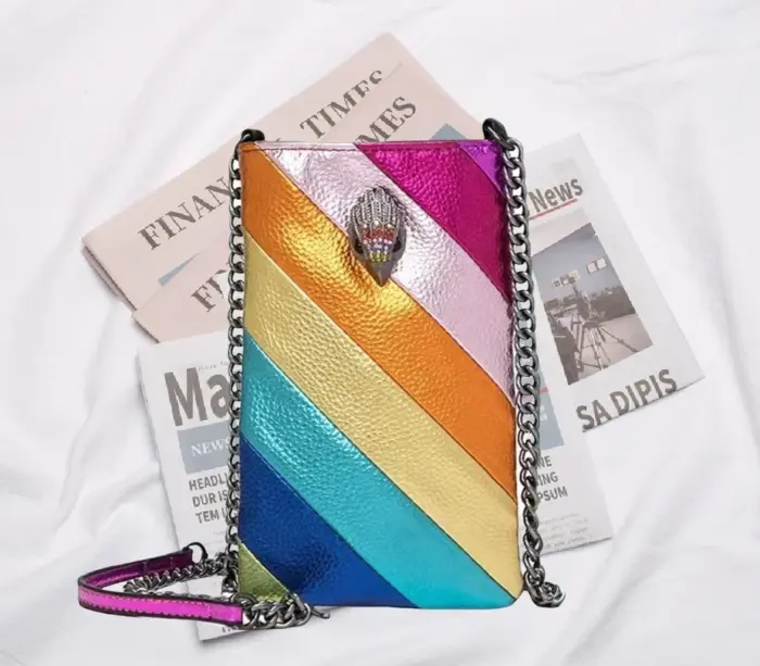 New Rainbow Stripes Crossbody Bag For Women - Image 1