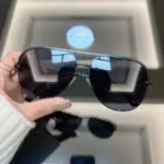 Vintage Oval Sunglasses For Women - Image 4