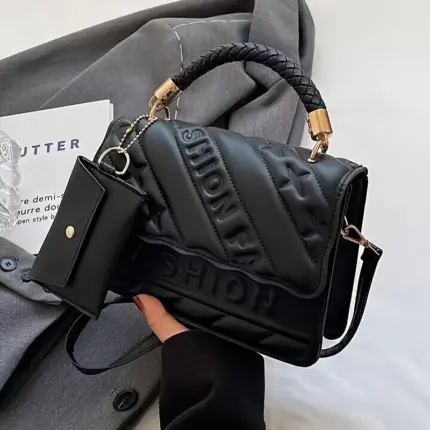 Trendy Quilted Handbag For Women