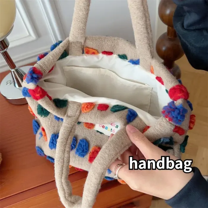 Coloured Dots Handbag For Women - Image 6
