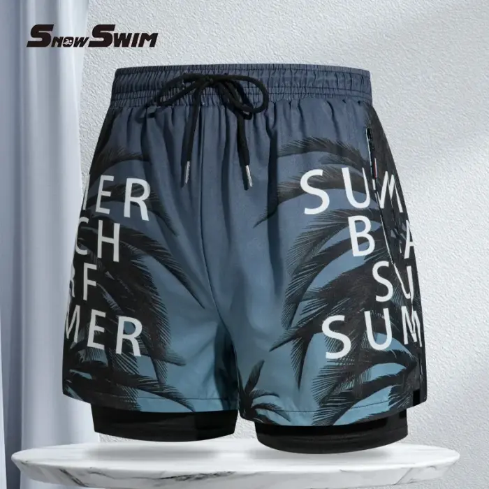 Double-layer Swim Shorts For Men - Image 5