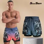 Double-layer Swim Shorts For Men - Image 2