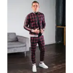 Casual Plaid Tracksuits For Men - Image 5