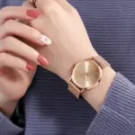 Stainless Steel Waterproof Watches For Women - Image 6