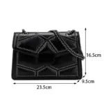 New Rivet Chain Shoulder Bags For Women - Image 6