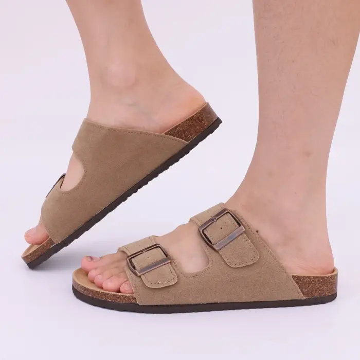 Casual Double Buckle Slippers For Women - Image 3