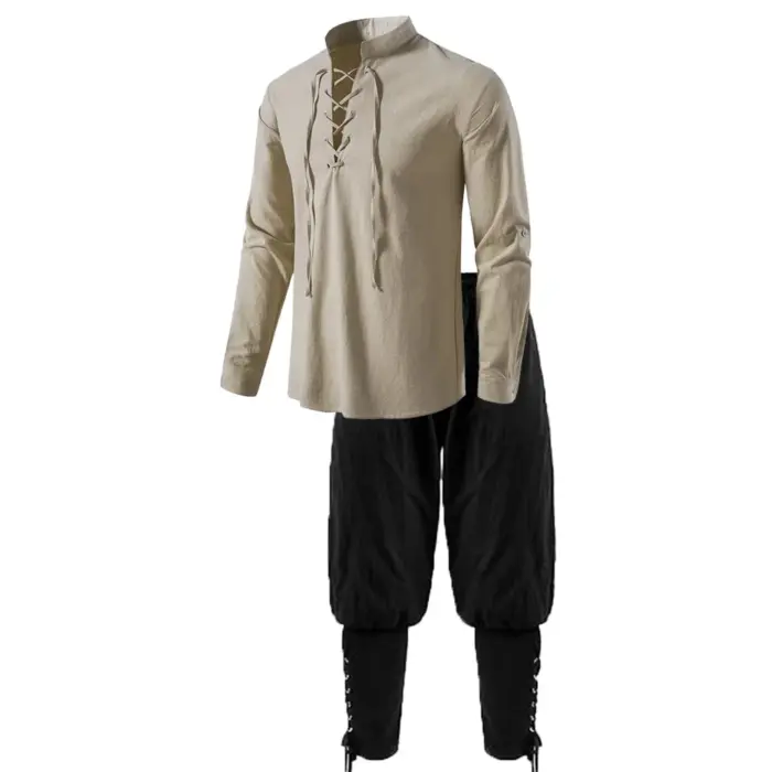 2Pcs Medieval Knight Costume Sets For Men - Image 1