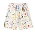 Summer Graffiti Print Shorts For Men - Image 2