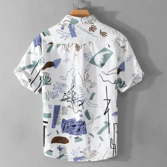 Summer Short-sleeved Shirt For Men - Image 2
