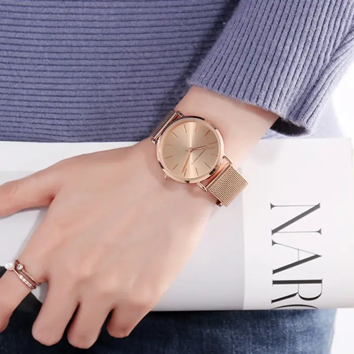 Stainless Steel Waterproof Watches For Women - Image 5