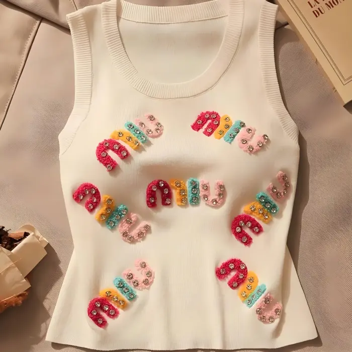 Knitted O-Neck Tops For Women - Image 5