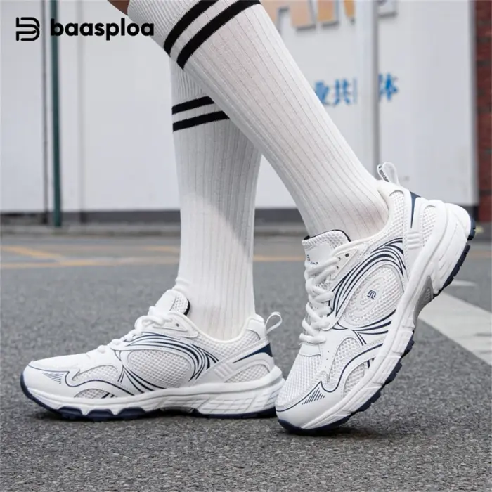 Breathable Lace-Up Trainers For Women - Image 2