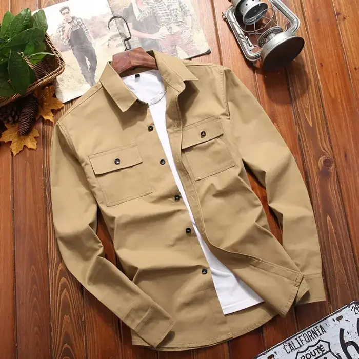 Casual Long Sleeve Shirts For Men - Image 3