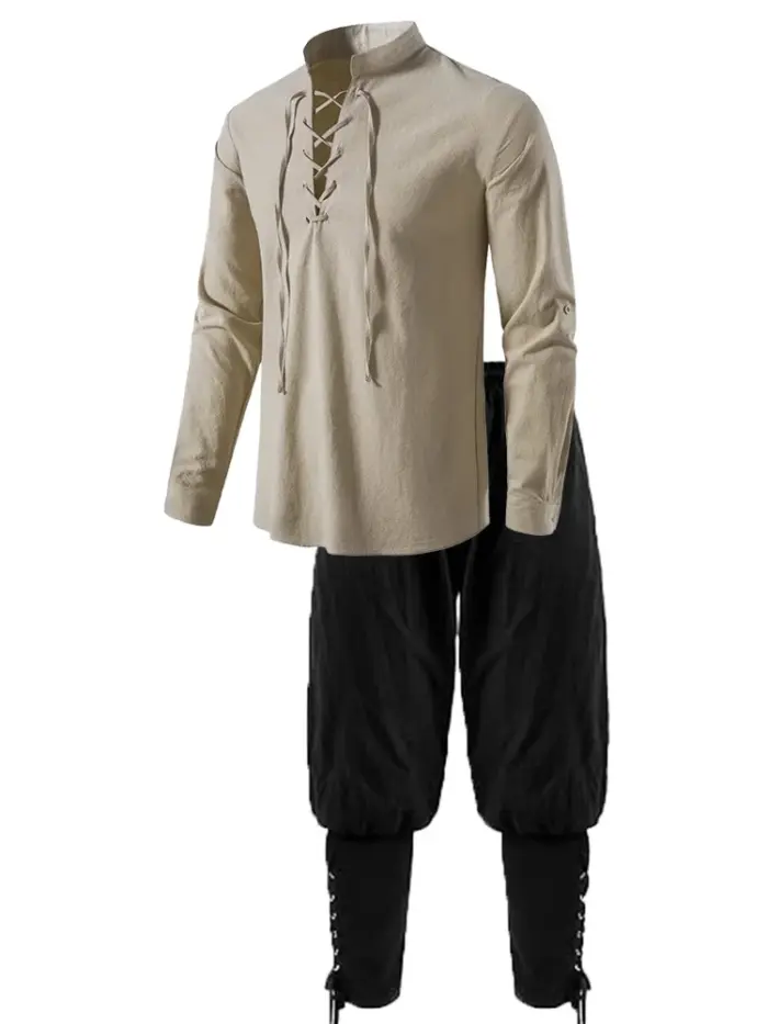 2Pcs Medieval Knight Costume Sets For Men - Image 3