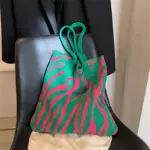 Zebra Crochet Bags For Women - Image 4