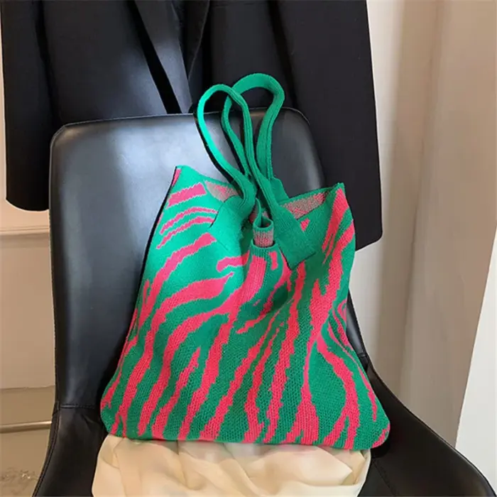 Zebra Crochet Bags For Women - Image 4
