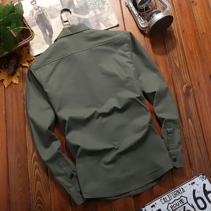 Casual Long Sleeve Shirts For Men - Image 4