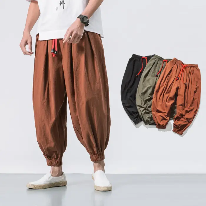 Loose Harem Trousers For Men - Image 2