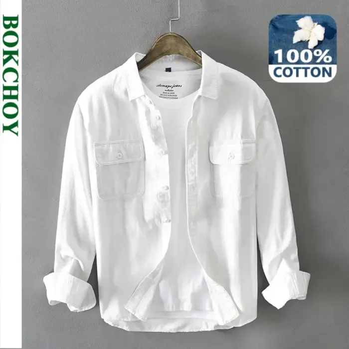 Casual Long Sleeve Shirts For Men - Image 1