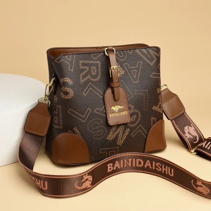 Basic PU Leather Crossbody Bags For Women - Image 1
