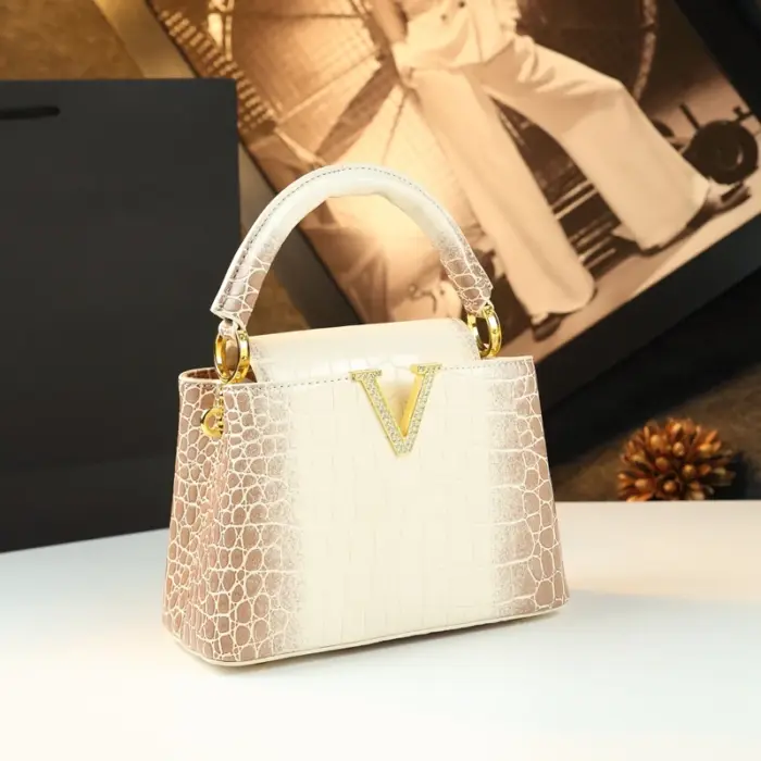 New Luxury Crocodile Pattern Handbags For Women - Image 3